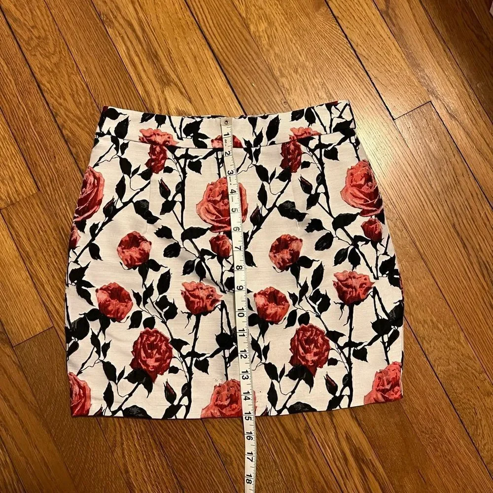 Asilio Case of Roses Mini Skirt - Floral - Size XS - Picture 4 of 10